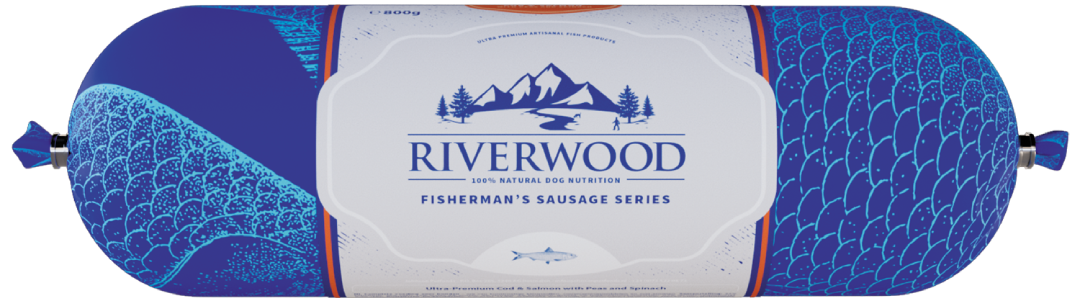 Kabeljauw & Zalm Visworst 800 gram