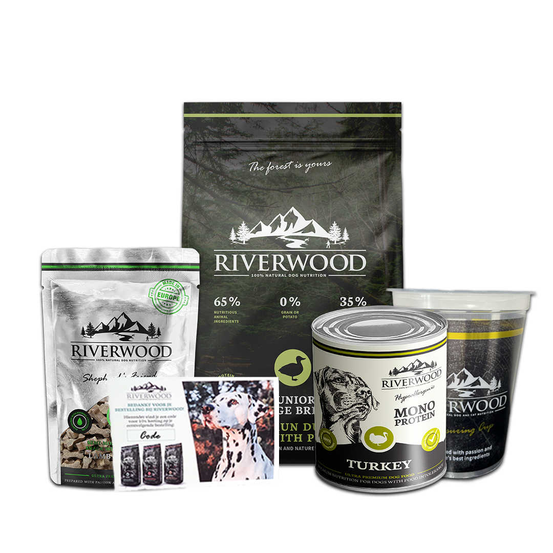 Proefpakket Junior Large Breed Eend & Kalkoen met Fazant